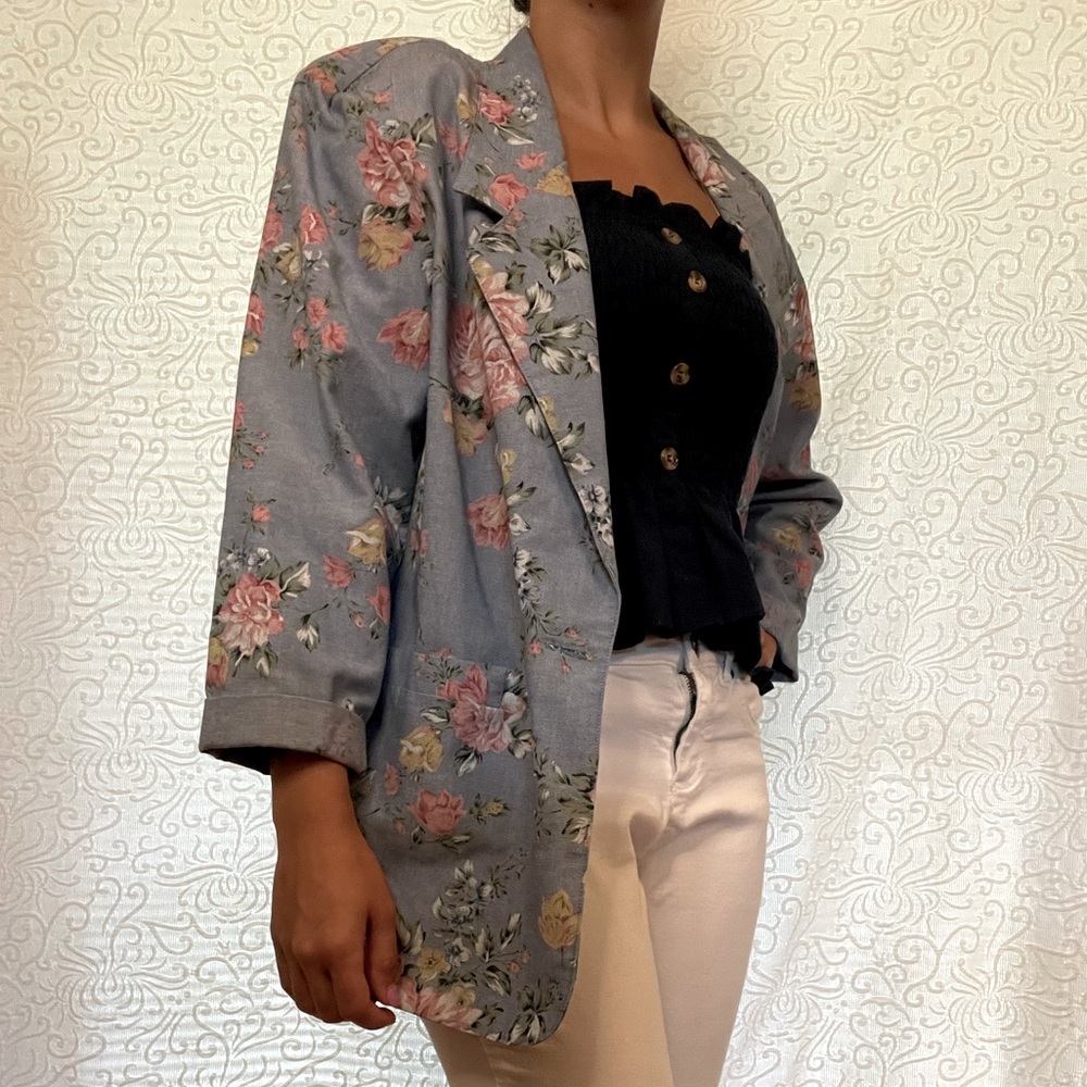 Floral Blazer